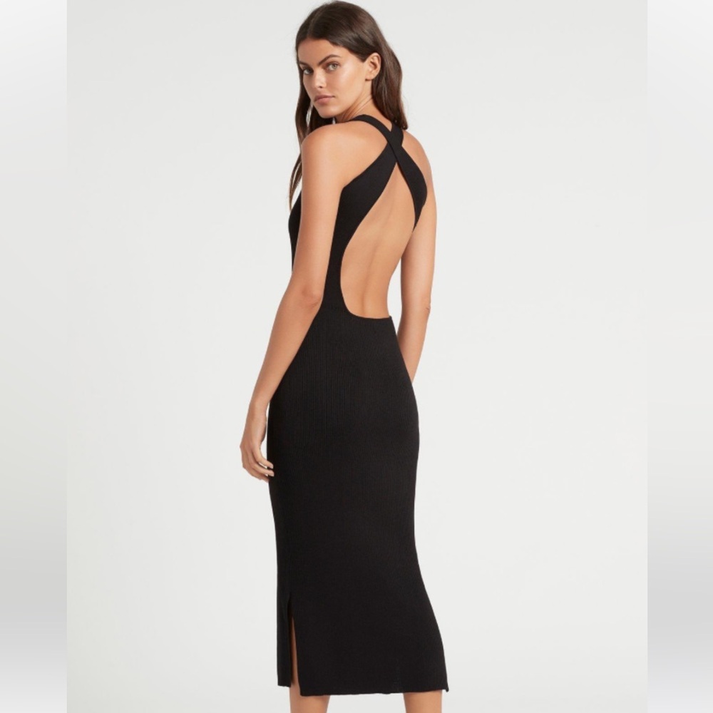 SIR the label Black Backless Marcelle Dress - Size 1 / Small